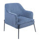 POPPY ARMCHAIR IN SLATE GREY - MyChocolateWood