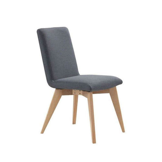 PORTLAND TOP QUALITY FABRIC DINING ROOM CHAIR WITHE AMERICAN OAK LEGS - MyChocolateWood