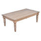 POWELL RECLAIMED ELM COFFEE TABLE 130CM - MyChocolateWood
