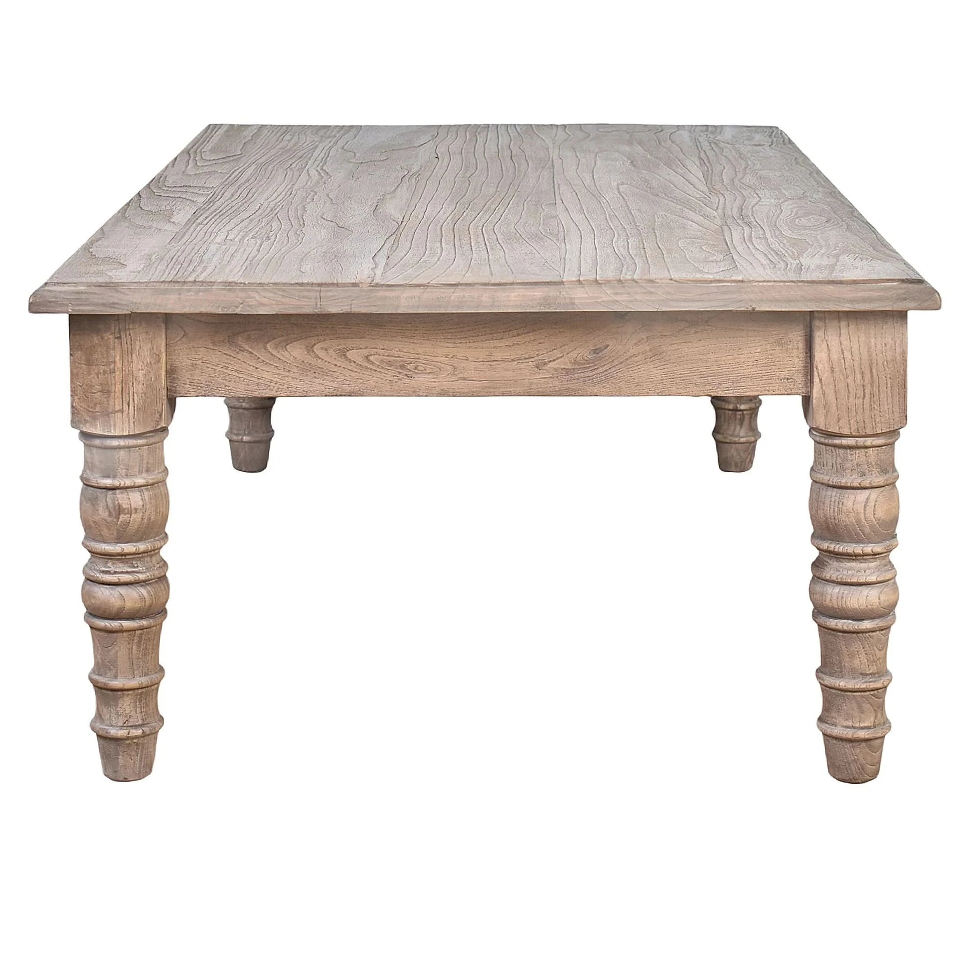 POWELL RECLAIMED ELM COFFEE TABLE 130CM - MyChocolateWood