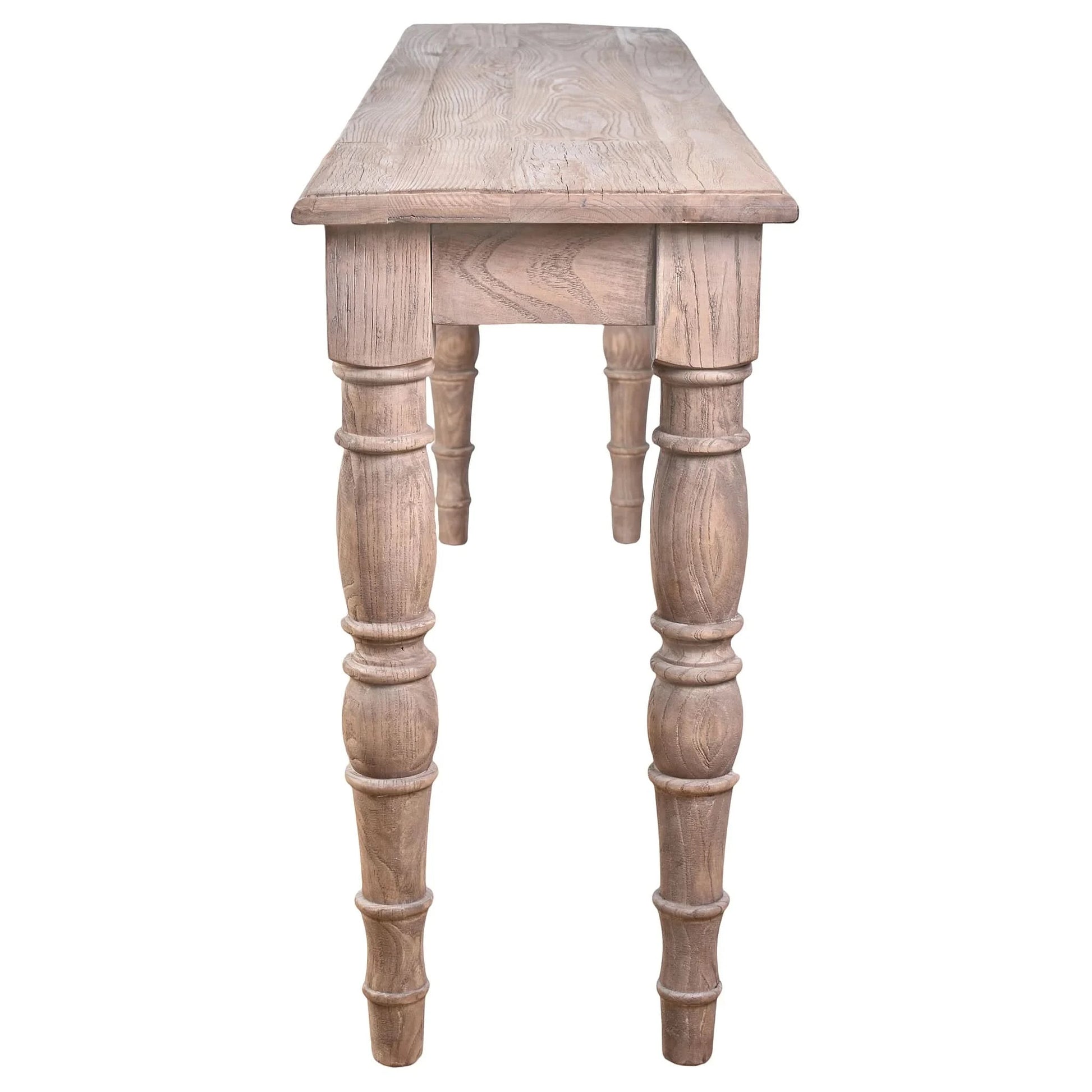 POWELL RECLAIMED ELM CONSOLE TABLE 180CM - MyChocolateWood