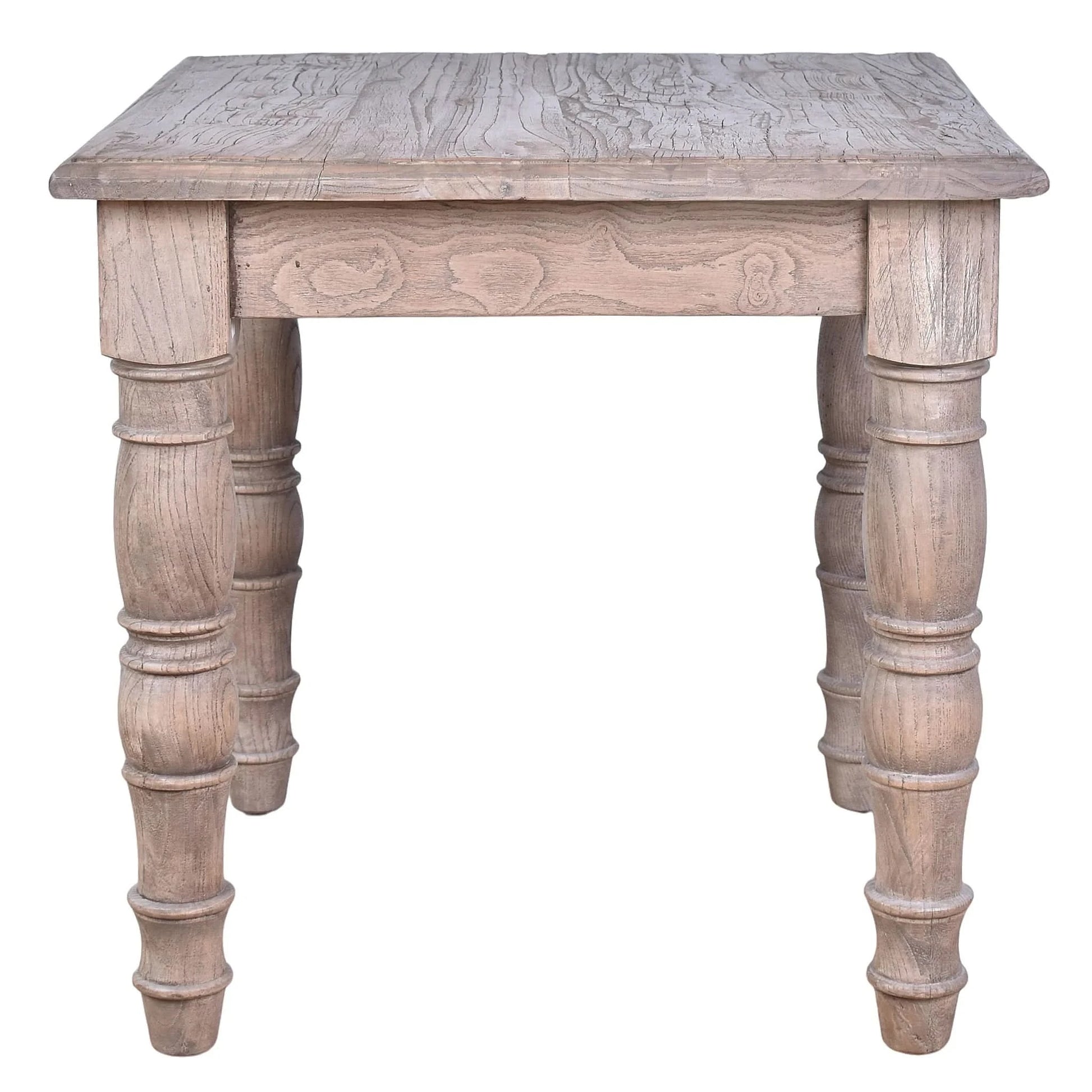 POWELL RECLAIMED ELM LAMP TABLE/SIDE TABLE - MyChocolateWood