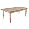 POWELL RECLAIMED ELM RECTANGULAR DINING TABLE 200CM