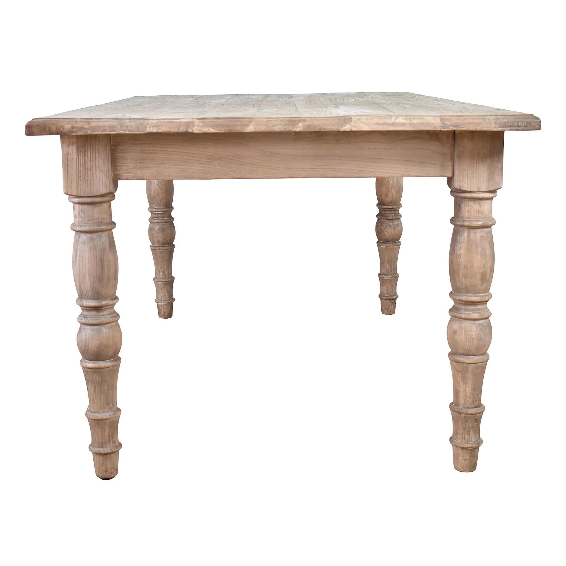 POWELL RECLAIMED ELM RECTANGULAR DINING TABLE 200CM - MyChocolateWood