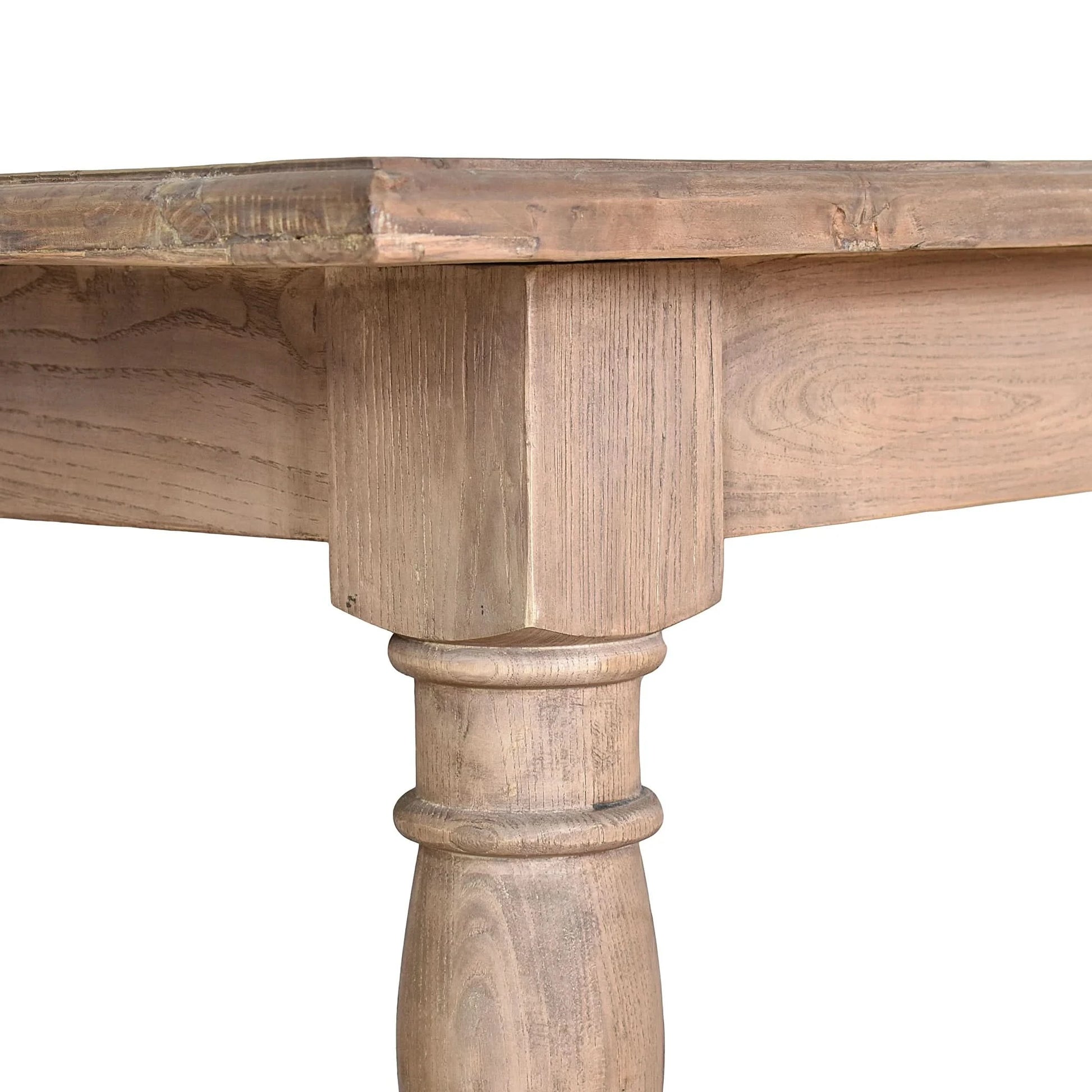 POWELL RECLAIMED ELM RECTANGULAR DINING TABLE 200CM - MyChocolateWood
