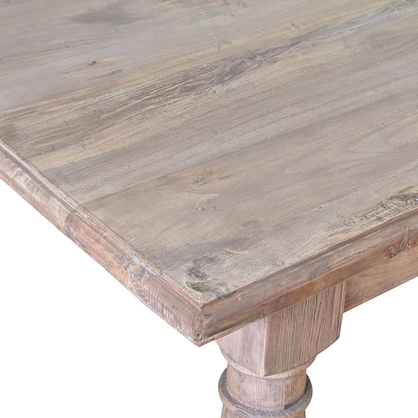 POWELL RECLAIMED ELM RECTANGULAR DINING TABLE 200CM - MyChocolateWood
