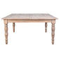 POWELL RECLAIMED ELM SQUARE DINING TABLE 150 X 150CM - MyChocolateWood