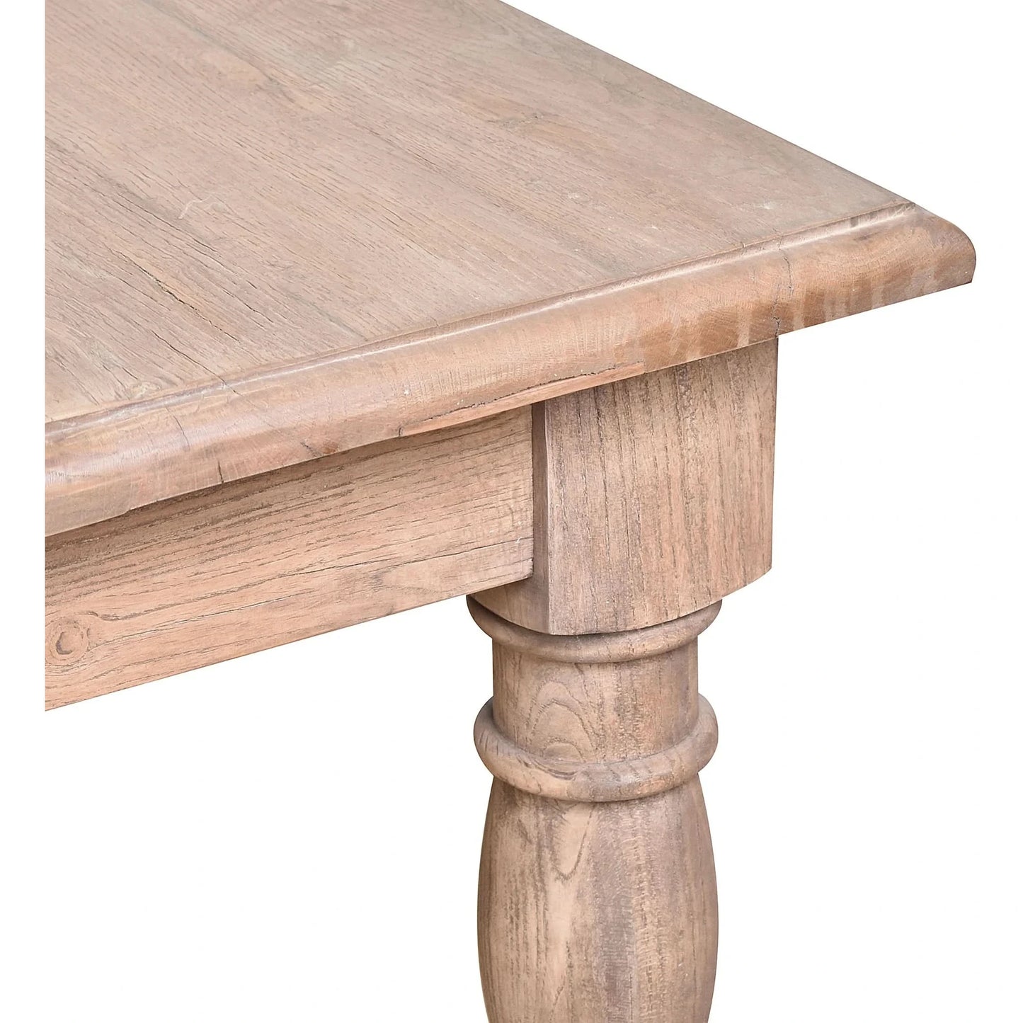 POWELL RECLAIMED ELM SQUARE DINING TABLE 150 X 150CM - MyChocolateWood