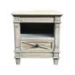 PROVENZ RECYCLED ELM RUSTIC 1 DRAWER LAMP TABLE/SIDE TABLE - MyChocolateWood
