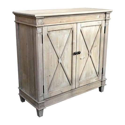PROVENZ RECYCLED ELM RUSTIC 2-DOOR BUFFET SIDEBOARD