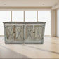 PROVENZ RECYCLED ELM RUSTIC 4-DOOR BUFFET SIDEBOARD 165CM - MyChocolateWood