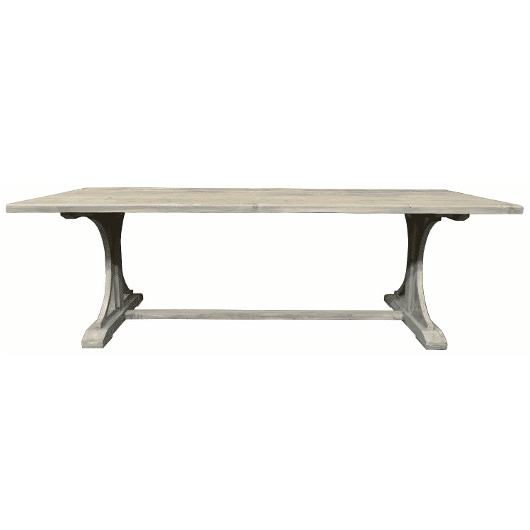 PROVENZ RECYCLED ELM RUSTIC DINING TABLE 245CM - MyChocolateWood