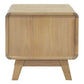 PROVIDENCE 2 DRAWER BEDSIDE TABLE IN WHITE CEDAR TIMBER (MINDI WOOD) - MyChocolateWood