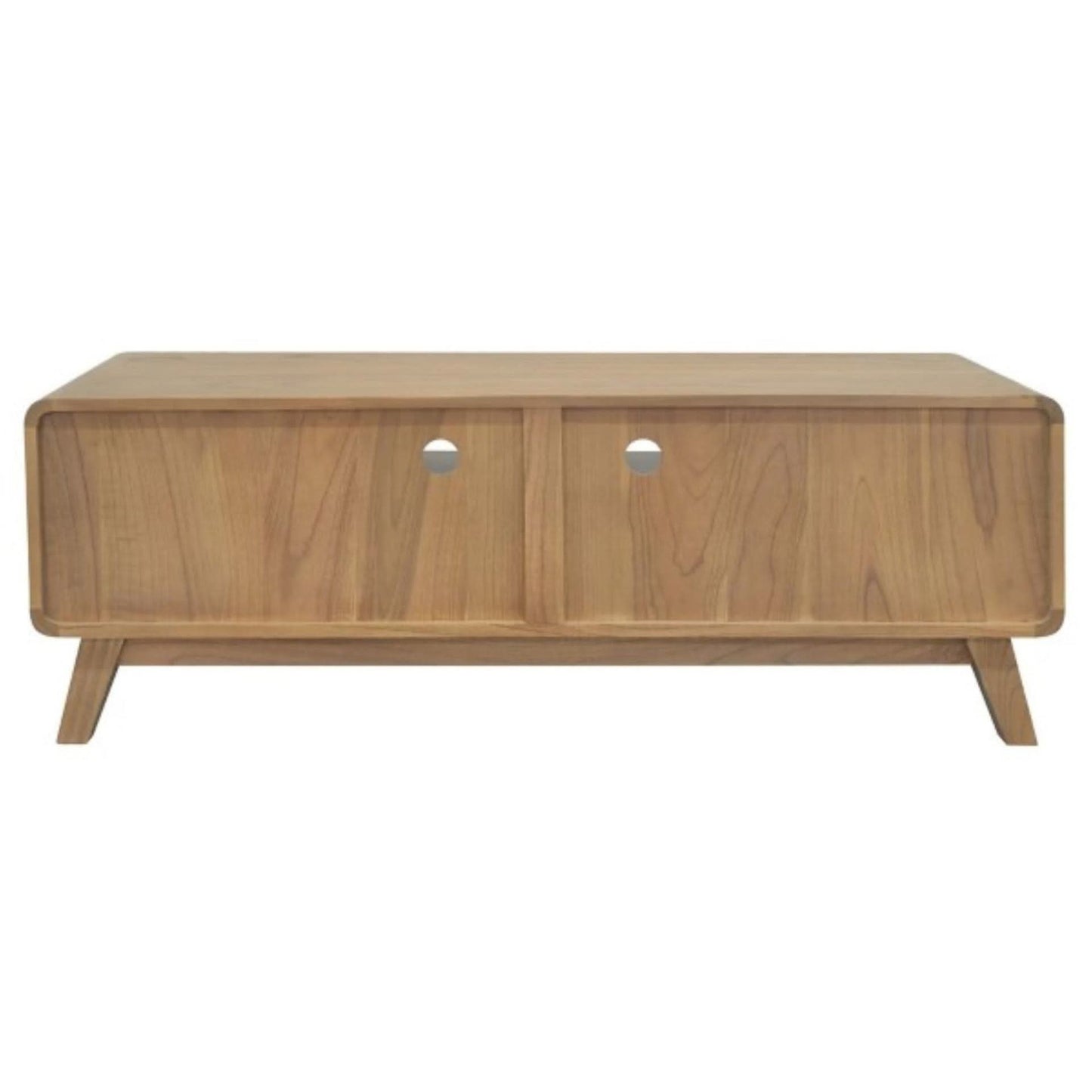 PROVIDENCE 2 DRAWERS TV/ENTERTAINMENT UNIT IN WHITE CEDAR TIMBER