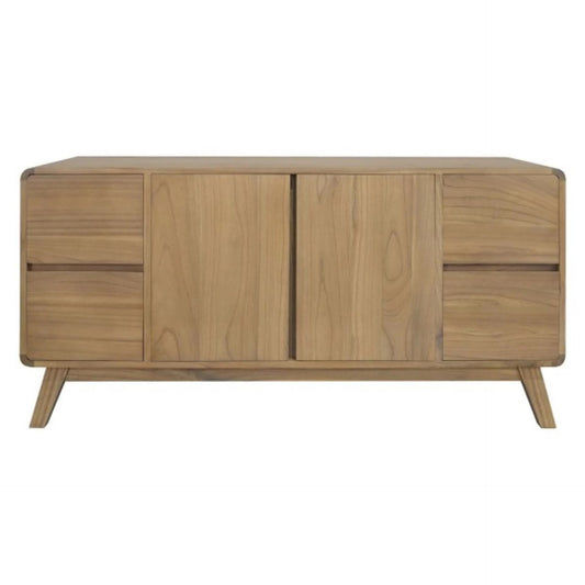 PROVIDENCE SIDEBOARD/BUFFET 2 DOORS & 4 DRAWERS IN WHITEÂ CEDAR TIMBER - MyChocolateWood