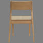 PROVIDENCE SOLID OAK DINING CHAIRS IN NATURAL SET OF 2 - MyChocolateWood