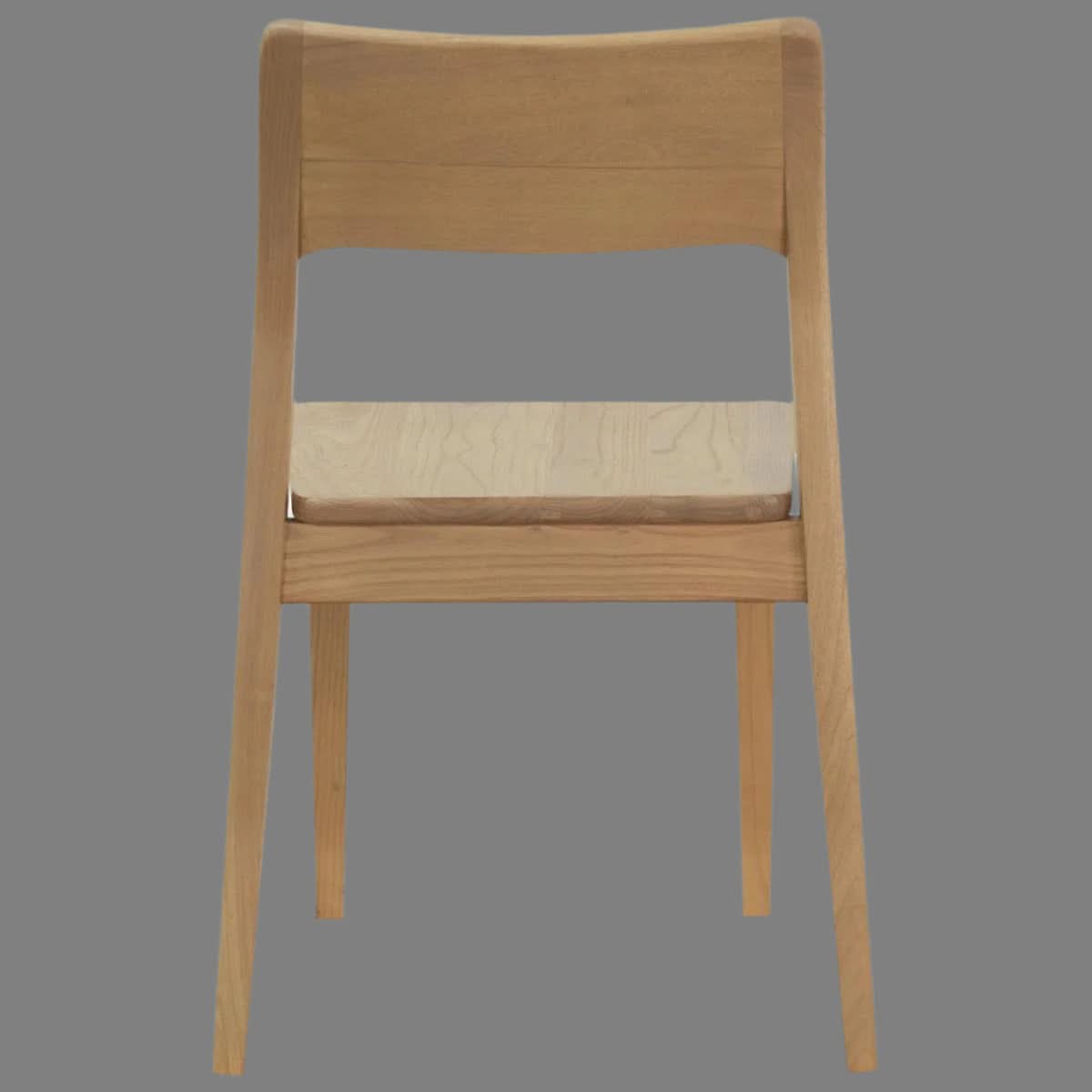 PROVIDENCE SOLID OAK DINING CHAIRS IN NATURAL SET OF 2 - MyChocolateWood
