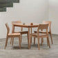 PROVIDENCE SOLID OAK DINING CHAIRS IN NATURAL SET OF 2 - MyChocolateWood
