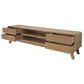 PROVIDENCE WHITE CEDAR TIMBER TV UNIT 4 DRAWERS NATURAL - MyChocolateWood