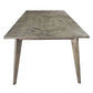PRYOR RECLAIMED MANGO WOOD DINING TABLE GREY 240CM - MyChocolateWood