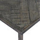 Pryor Reclaimed Mango Wood Dining Table 240cm in Grey - Chocolate Wood