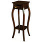 QUEEN ANN 1 DRAW CABRIOL LEG PLANT STAND - MAHOGANY - MyChocolateWood