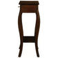QUEEN ANN 1 DRAW CABRIOL LEG PLANT STAND - MAHOGANY - MyChocolateWood