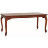 Queen Ann Solid Mahogany Timber 180cm Dining Table - Mahogany