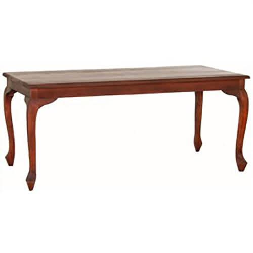 Queen Ann Solid Mahogany Timber 180cm Dining Table - Mahogany - MyChocolateWood