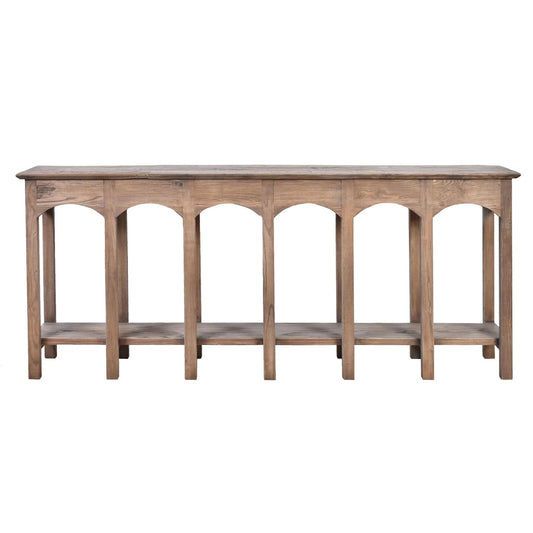 QUINCY VIADUCT OLD ELM CONSOLE/HALL TABLE IN RECLAIMED ELM NATURAL