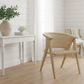 RAVELLA  SOLID ELMWOOD/RATTAN CHAIR KITCHEN CHAIR  DINING CHAIR ACCENT CHAIR NATURAL - MyChocolateWood