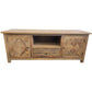 RECYCLED ELM 150CM PARQUETRY TOP TV UNIT - MyChocolateWood