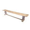 RHIANNON FARMHOUSE HAMPTON STYLE RUSTIC BENCH 185CM