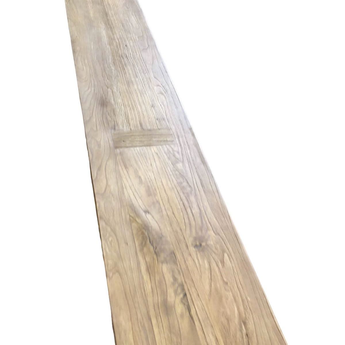 RHIANNON FARMHOUSE HAMPTON STYLE RUSTIC BENCH 230CM - MyChocolateWood