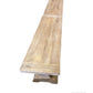 RHIANNON FARMHOUSE HAMPTON STYLE RUSTIC BENCH 285CM - MyChocolateWood