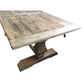 RHIANNON FARMHOUSE HAMPTON STYLE RUSTIC DINING TABLE IN 200CM - MyChocolateWood