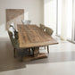 RHIANNON FARMHOUSE HAMPTON STYLE RUSTIC DINING TABLE IN 200CM - MyChocolateWood