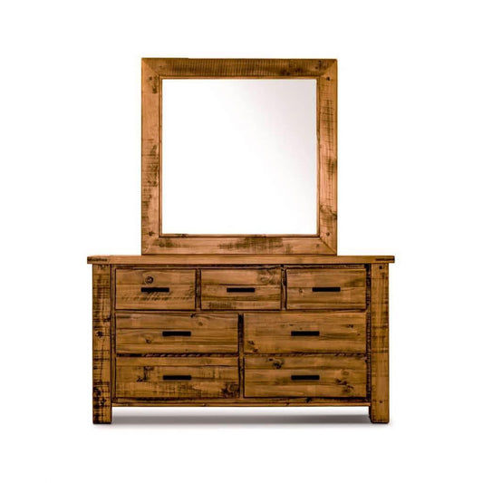 RICHMOND SOLID PINE DRESSER/CHEST OF 3 OVER 4 DRAWERS - MyChocolateWood