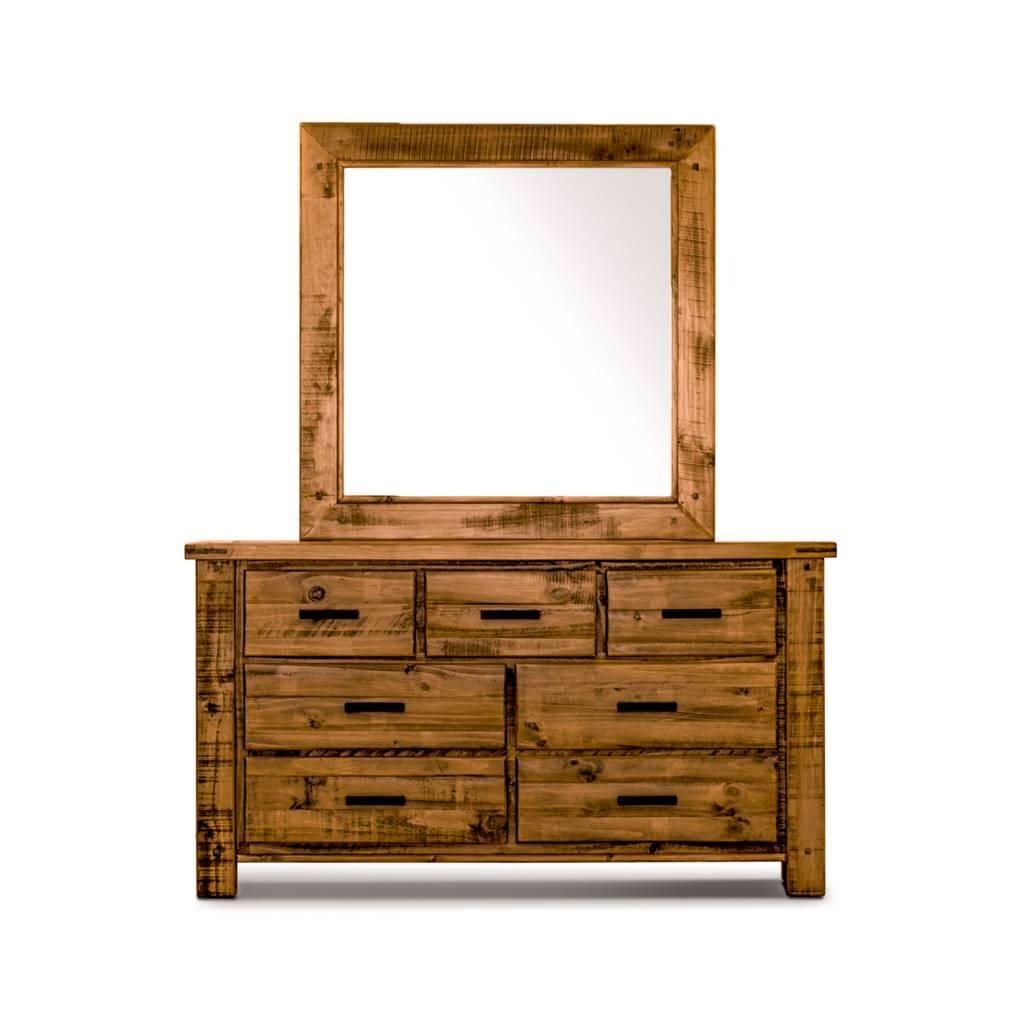 RICHMOND SOLID PINE DRESSER/CHEST OF 3 OVER 4 DRAWERS - MyChocolateWood