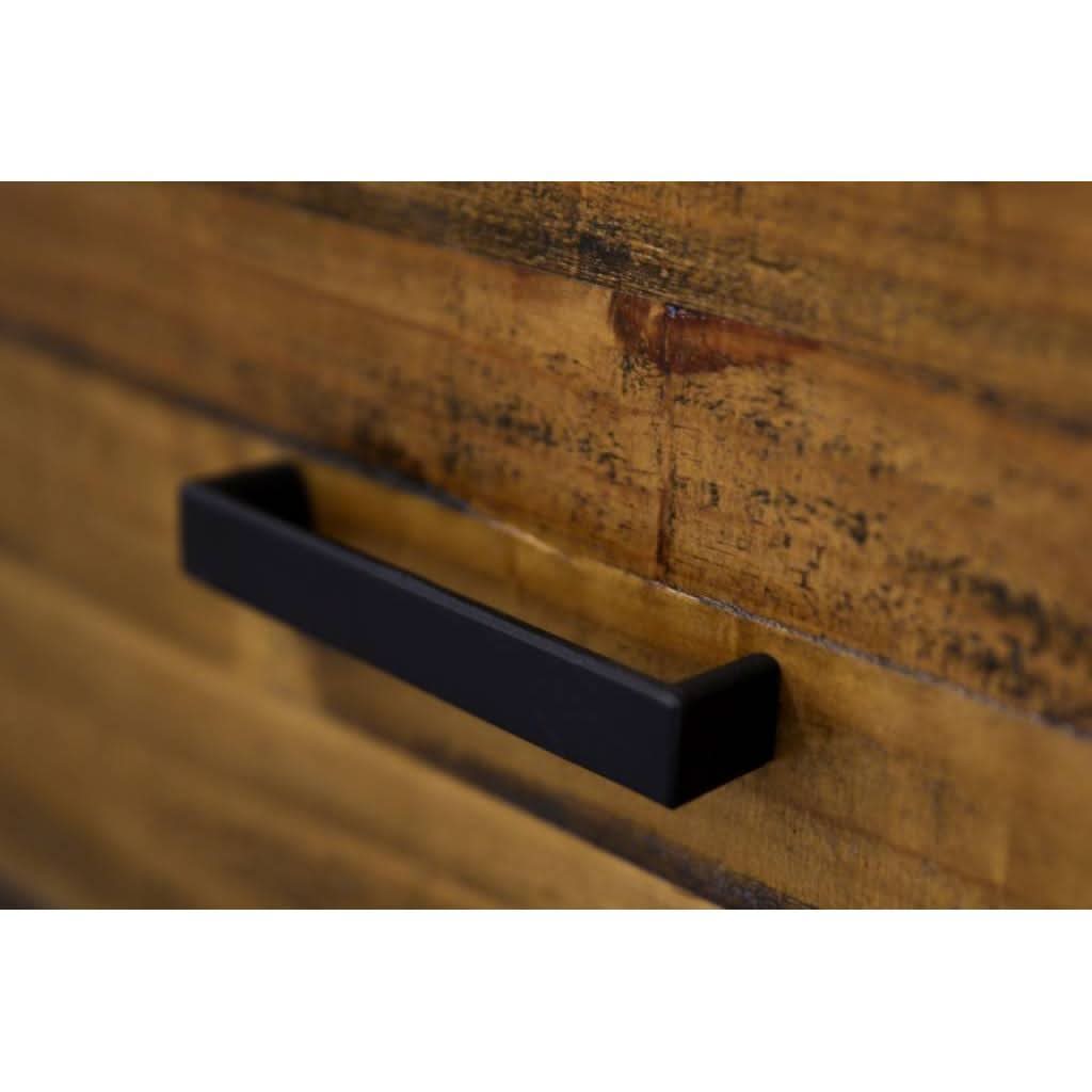 RICHMOND SOLID PINE TALLBOY 2 OVER 3 DRAWERS/CHEST OF 2 OVER 3 DRAWERS RUSTIC OAK - MyChocolateWood