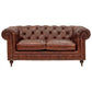 RIMINI 2-SEATER HAMPTON COURT AGED LEATHER SOFA - MyChocolateWood