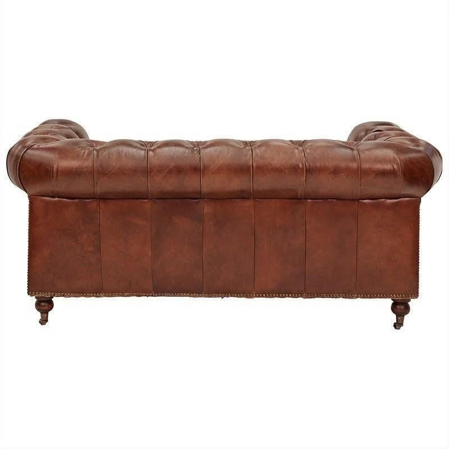 RIMINI 2-SEATER HAMPTON COURT AGED LEATHER SOFA
