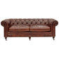 RIMINI 3-SEATER HAMPTON COURT AGED LEATHER SOFA - MyChocolateWood