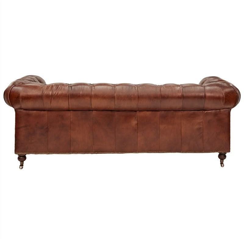 RIMINI 3-SEATER HAMPTON COURT AGED LEATHER SOFA - MyChocolateWood