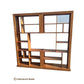 RIVERSTONE 2 PIECE DISPLAY UNIT IN TASSIE OAK - MADE TO ORDER - MyChocolateWood