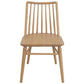 RIVIERA SOLID OAK DINING CHAIRS IN NATURAL SET OF 2 - MyChocolateWood