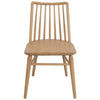 RIVIERA SOLID OAK DINING CHAIRS IN NATURAL SET OF 2