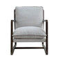 ROGAN BOUCLE TEXTURED FABRIC/ASHWOOD CHAIR IN OAT - MyChocolateWood