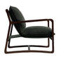 ROGAN BOUCLE TEXTURED FABRIC/ASHWOOD CHAIR IN PINE - MyChocolateWood