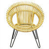 ROSALIND HAND WOVEN RATTAN LEISURE CHAIR - NATURAL